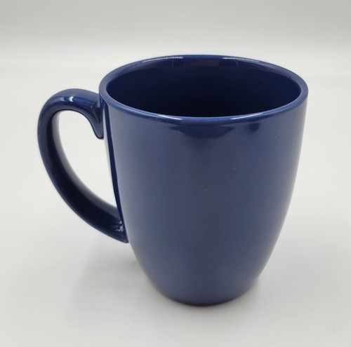 Corelle Stoneware Mugs Dark Cobalt Blue Set Of 2 Cottagecore Farm House #3 - Picture 3 of 13