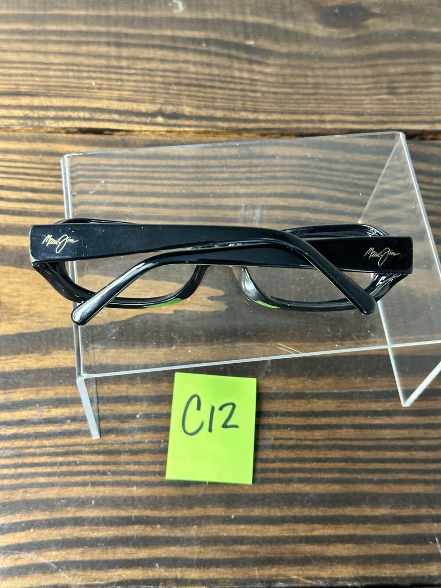 Maui Jim Nani MJ190-02 Unisex Polished Black Full Rim Oval  display picture 1