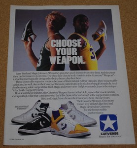 magic johnson larry bird converse
