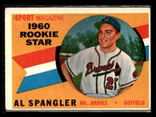 1960 Topps #143 Al Spangler - EX/EX+ Set Break! RC