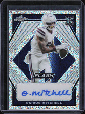 2021 Leaf Flash Auto RC /75 #BA-OM1 Osirus Mitchell Navy Blue
