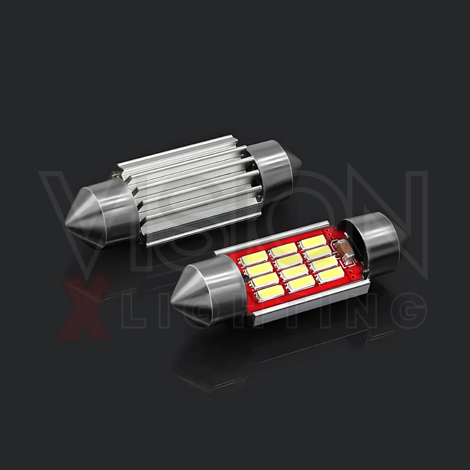 Skoda Fabia II 6Y2 6Y3 6Y5 Actualización Bombillas Número Placa LED 300% Blanco Brillante Foto 3 de 4