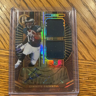 Kenneth Gainwell Rookie RPA /149 Philadelphia Eagles - 2021 Gold Standard