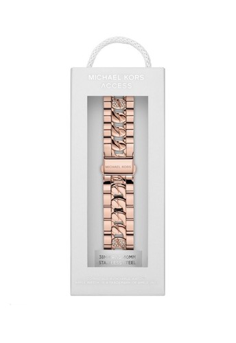 NWT MICHAEL KORS Rose-Gold Unisex Band for Apple Watch MKS8020 38 40mm - 第 8/8 張圖片