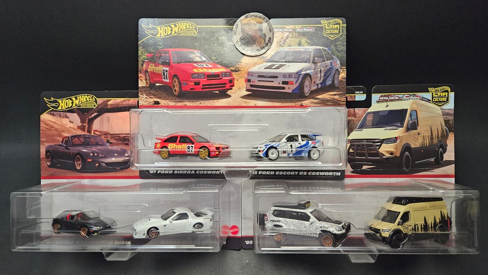 Hot Wheels Car Culture 2 Pack Premium 2021-24 Mix - You Choose - 12/03/2024 ++++