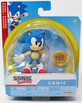 Jakks Pacific - Sonic The Hedgehog - Classic - Sonic Figur mit Plastikmünze