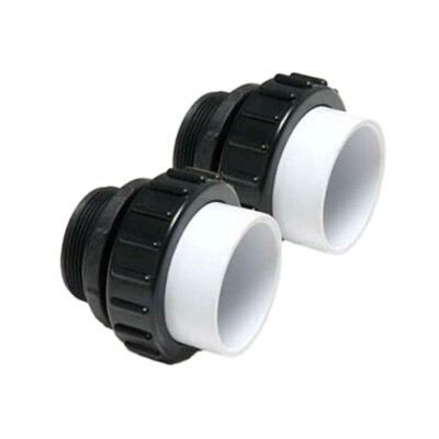 PVC Union Reliable Connection Pool Plumbing Adapter Plastic Material for Pool
