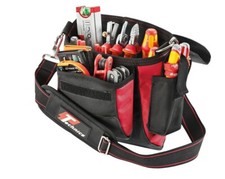 Technics PT251 Satchel Multiple Pockets Diagonal Shoulder Strap Storage Tool Bag