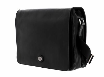 Sacoche Ordinateur Portable En Cuir THE BRIDGE Pour Homme - Marron - Occasion Très Bon État
