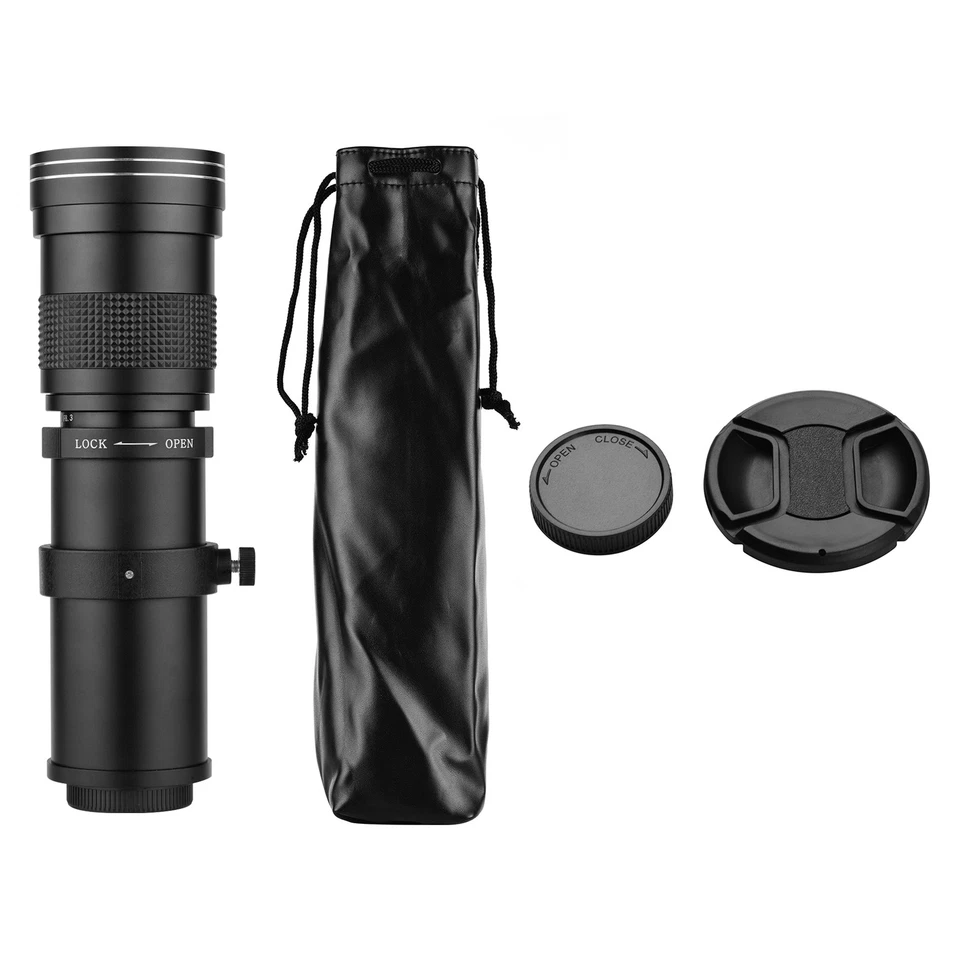 420-800mm F/8.3-16 Telephoto Zoom Lens for Canon EF Mount DSLR Cameras Black - Image 2 of 4