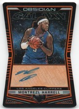 2018-19 Panini Obsidian Galaxy Autographs Orange Montrezl Harrell Auto 06/25