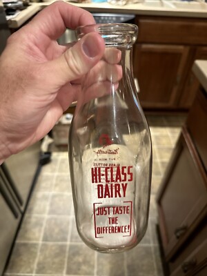 Hi-Class Dairy ACL Quart Milk Bottle Unknown Location