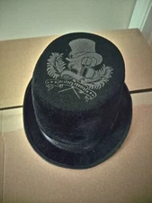 Rare ~ Britney Spears 2009 Circus Tour ~ Black Top Hat ~ Fast Shipping