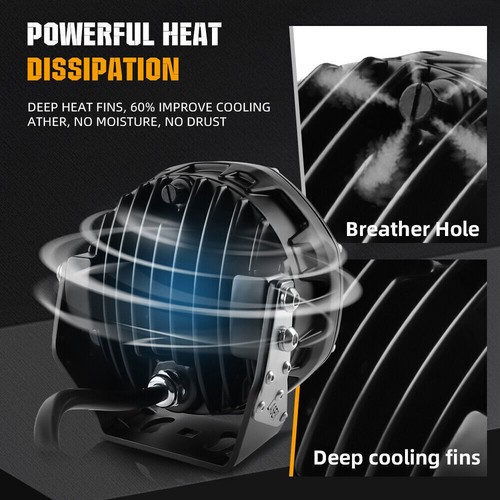 5-9inch LED Work Driving Lights Spot Flood Combo SUV Offroad Fog Lamps 4WD 12v - Picture 9 of 35