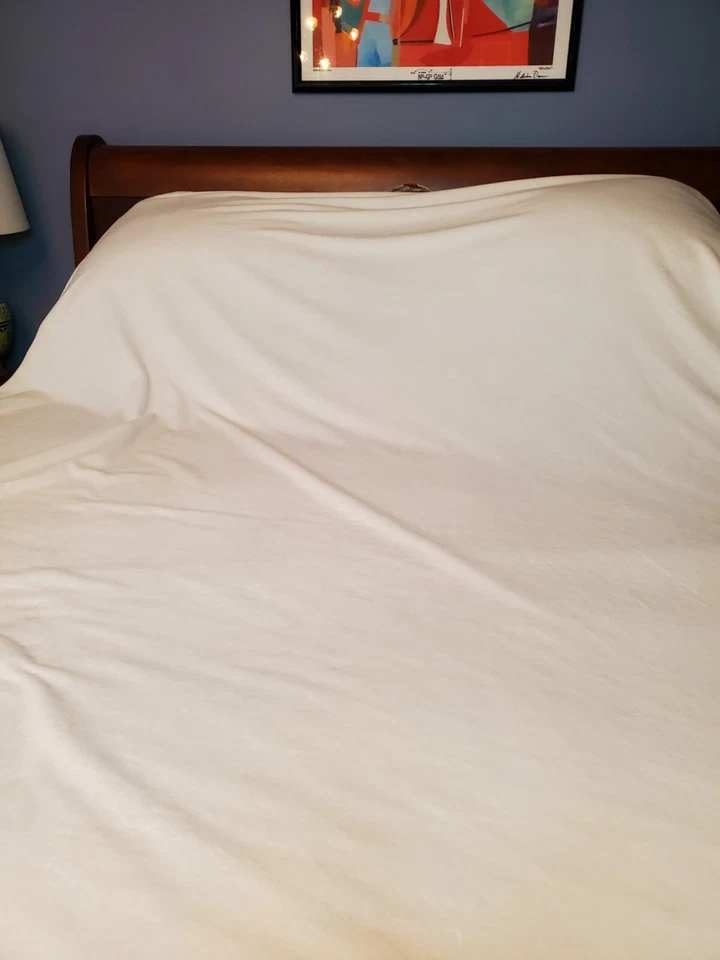 Edredón Pottery Barn Kids 100 % poliéster doble marfil ¡NUEVO SIN ETIQUETAS suave como la mantequilla! Foto 4 de 4