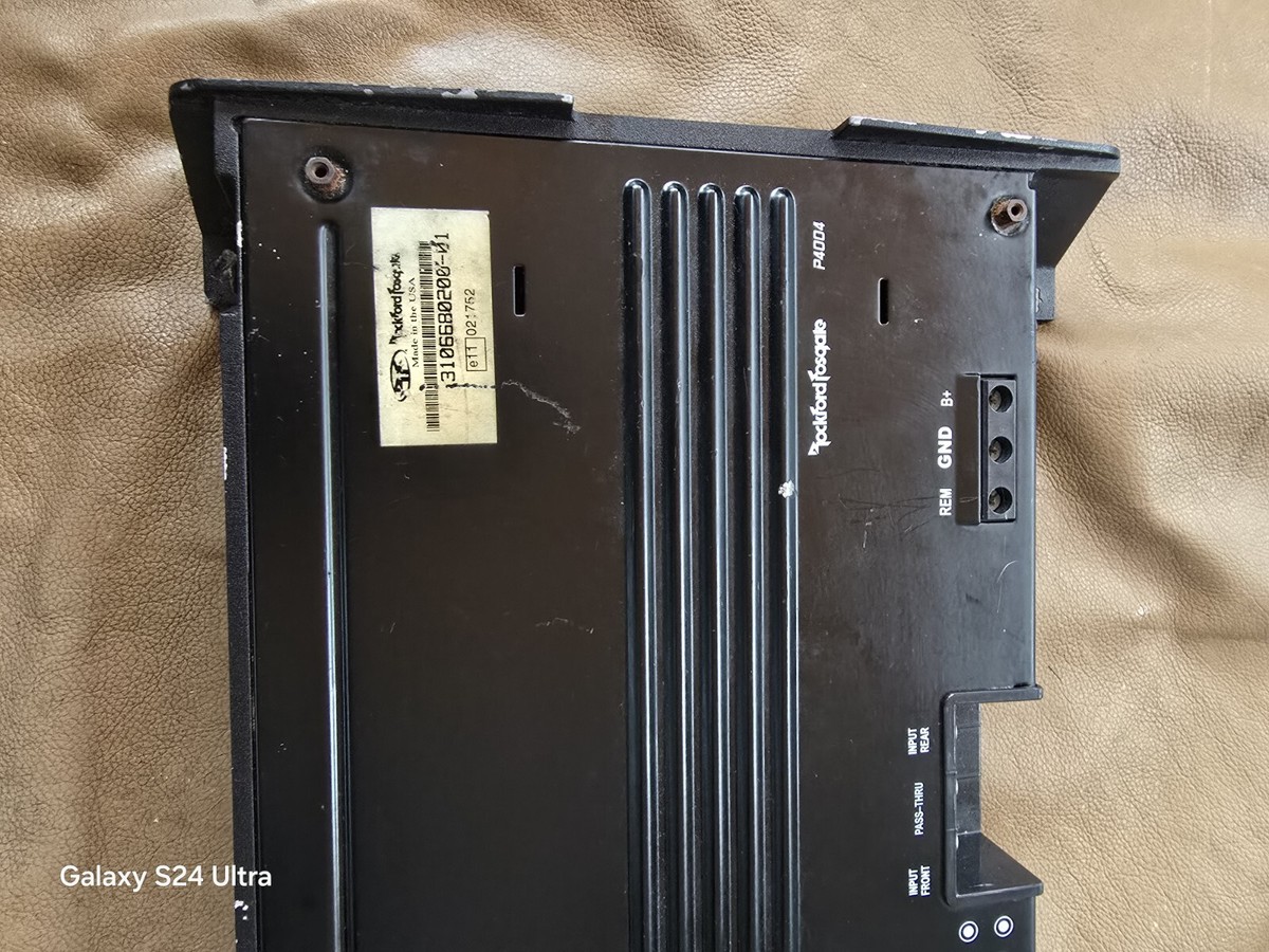 Rockford Fosgate Punch P4004 4-Channel Car Amp for sale