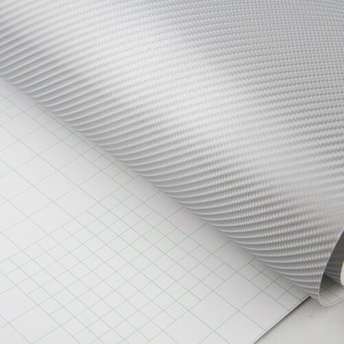 Premium 4D Gloss Carbon Fiber Vinyl Wrap Film Sticker Bubble Free Air Release - Picture 9 of 18