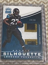 2017 Panini Crown Royale Rookie Silhouette - Leonard Fournette-3 Color Patch /50