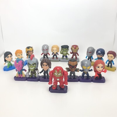 Marvel 17 Toys McDonalds Avengers Eternals Wanda Captain Marvel Hulk & More