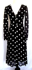 NWOT Reformation Orchard Dot Polka Dot Midi Dress Long Sleeve Size 2 USA