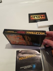 VOLLEYBALL BLACK BOX NINTENDO NES PAL B FRENCH PAL GAME COMPLETE + HANGING TAB