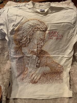 Vintage 1995 Jerry Garcia Memorial T Shirt XL Grateful Dead 1990s