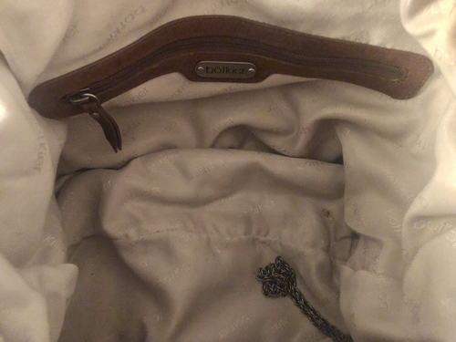 Botkier Buttery Brown Leather Large Ruched Shoulder Tote Bag Xbody or Satchel - Picture 13 of 14