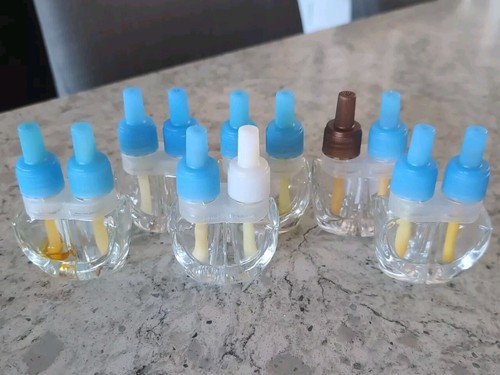 Febreze Plugin Refillable Empty Oil Warmer Glass Bottles for DIY-er 6-Pack