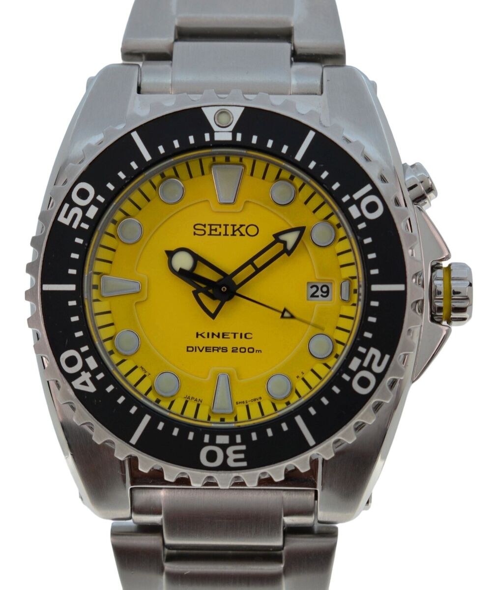 Seiko Kinetic Yellow Men's Watch - SKA367 for sale online | eBay Seiko Kinetic Yellow Men's Watch - SKA367 for sale online | eBay