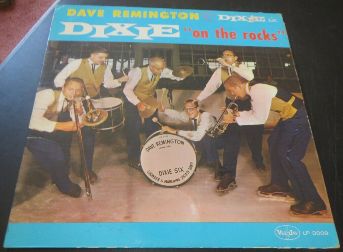 33RPM Vee Jay Dave Remington Dixie Six - Dixie on the Rocks, clean
