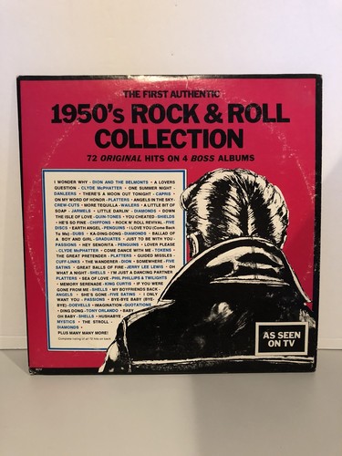 The First Authentic 1950 S Rock Roll Collection 4 Lps Ebay