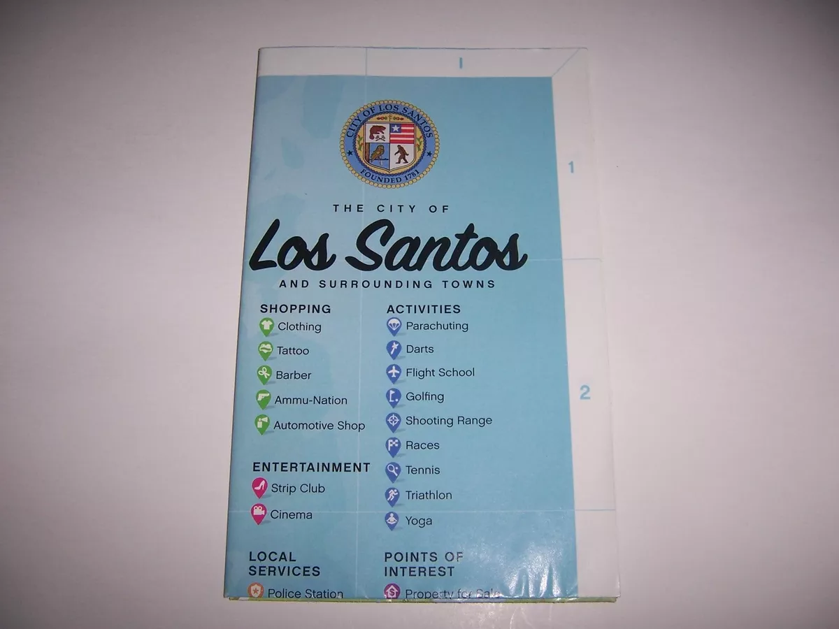 Grand Theft Auto V Map (Los Santos)