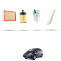 Hoffcar Wartungsset - 4 Filter FüR VW Sharan I (7M) 1.9 TDI 110KW Ab 2005