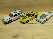 Vintage Corgi Toys Scrapyard Police Rover SD1 Porsche 924 Jaguar For Restoration