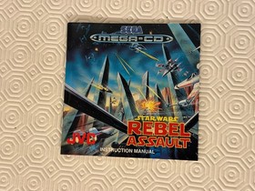Star Wars Rebel Assault SEGA MEGA CD - Complete PAL + Demo Disc - Excellent