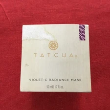 🔥🔥TATCHA Violet C Radiance Mask 1.7oz 50ml Open box