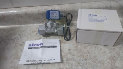 #ad Alcon UGB7 1 In NPT Size 24V 2 Way Gas and Fuel Solenoid Valve $99.99