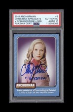 Christina Applegate Signed PSA 10 Auto Dreamworks Card inscription "Veronica"