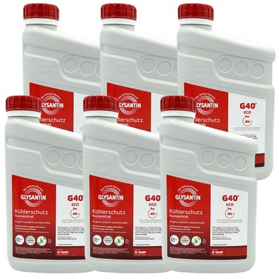 Glysantin G40 ECO Kühlmittel Kühlerschutz Konzentrat 6x 1L G12++ Audi VW Skoda