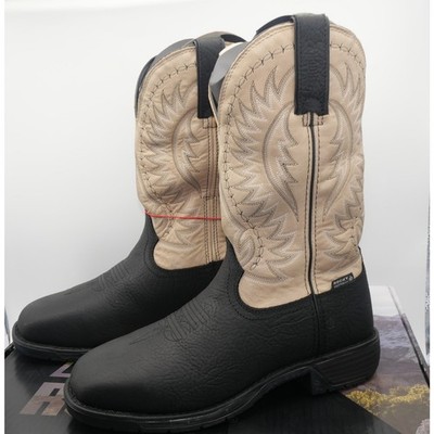 NEW Rocky Men's 7 Wide 11'' Rugged Trail Waterproof Work Western Boot Bone/Brown