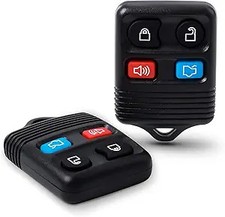 4 Button Keyless Entry Remote Control Key Fob, 2 Pack