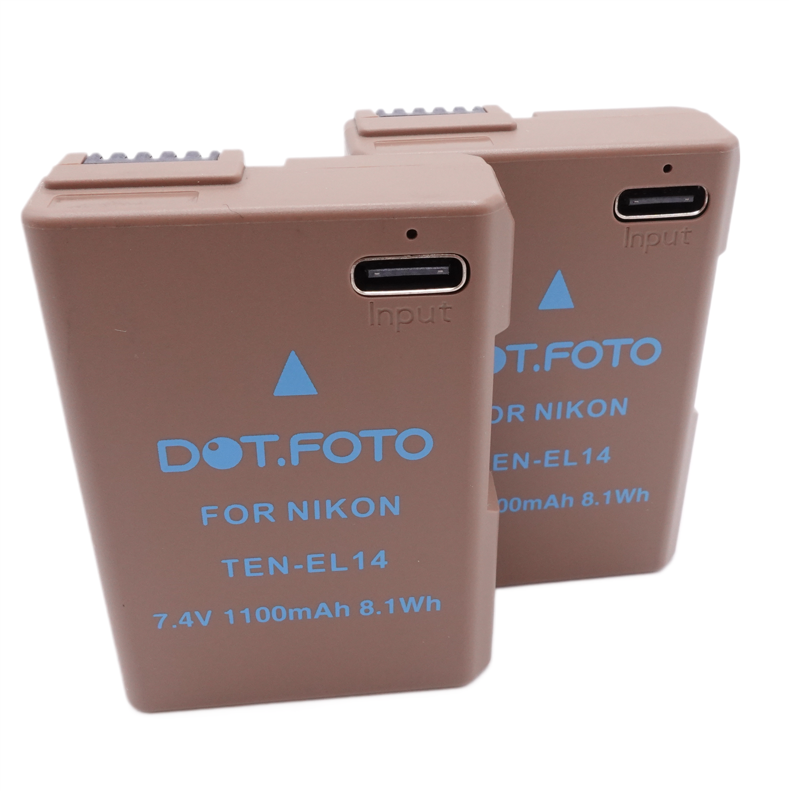 2x EN-EL14a USB-C Battery for Nikon D3400 D3500 D5300 D5500 D5600, P7700, P7800