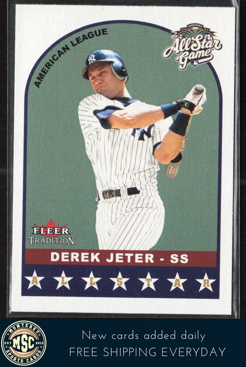 Derek Jeter 2002 Fleer Tradition Update #U307 New York Yankees Legend HOF