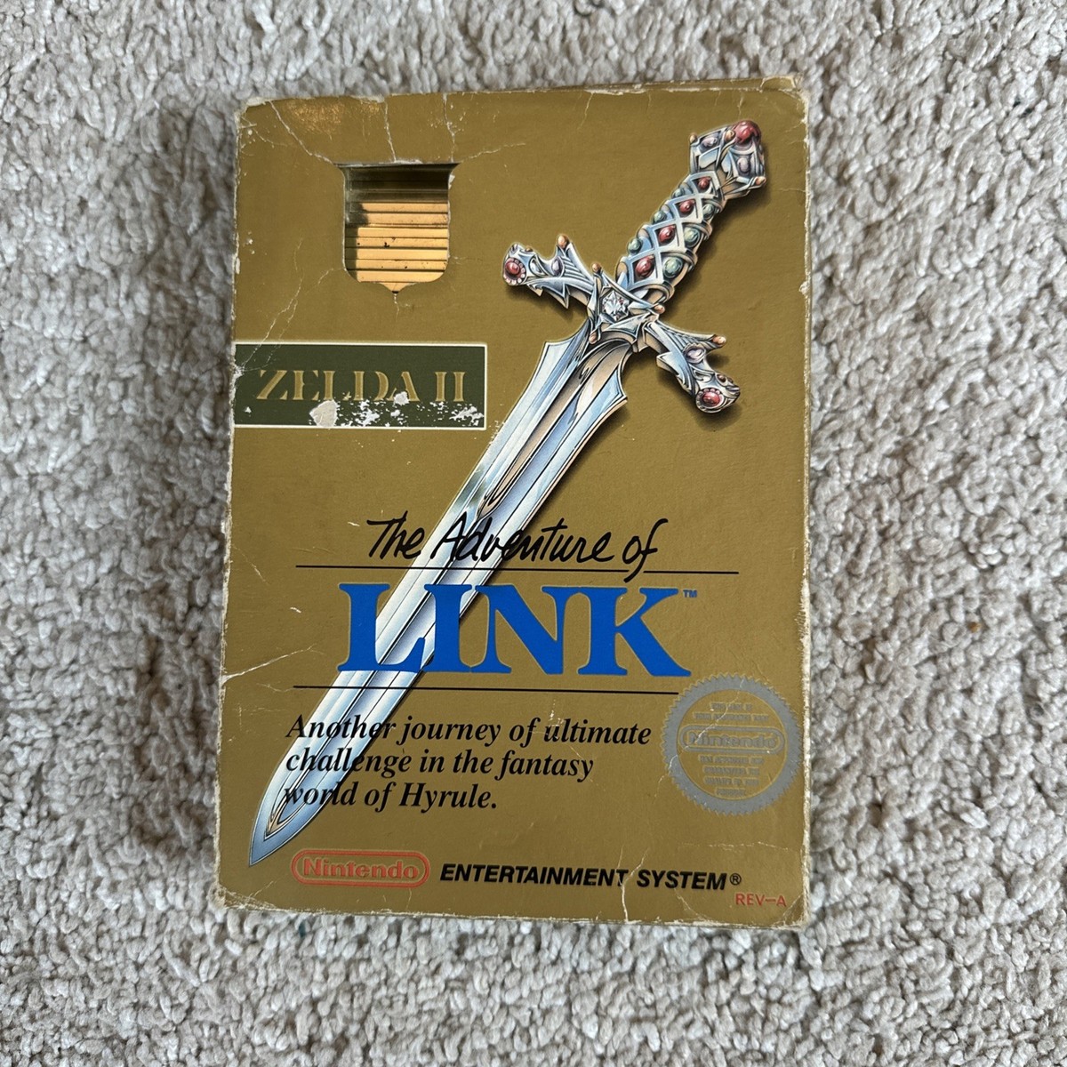 Zelda 2 The Adventure of Link NES CIB Complete box manual game