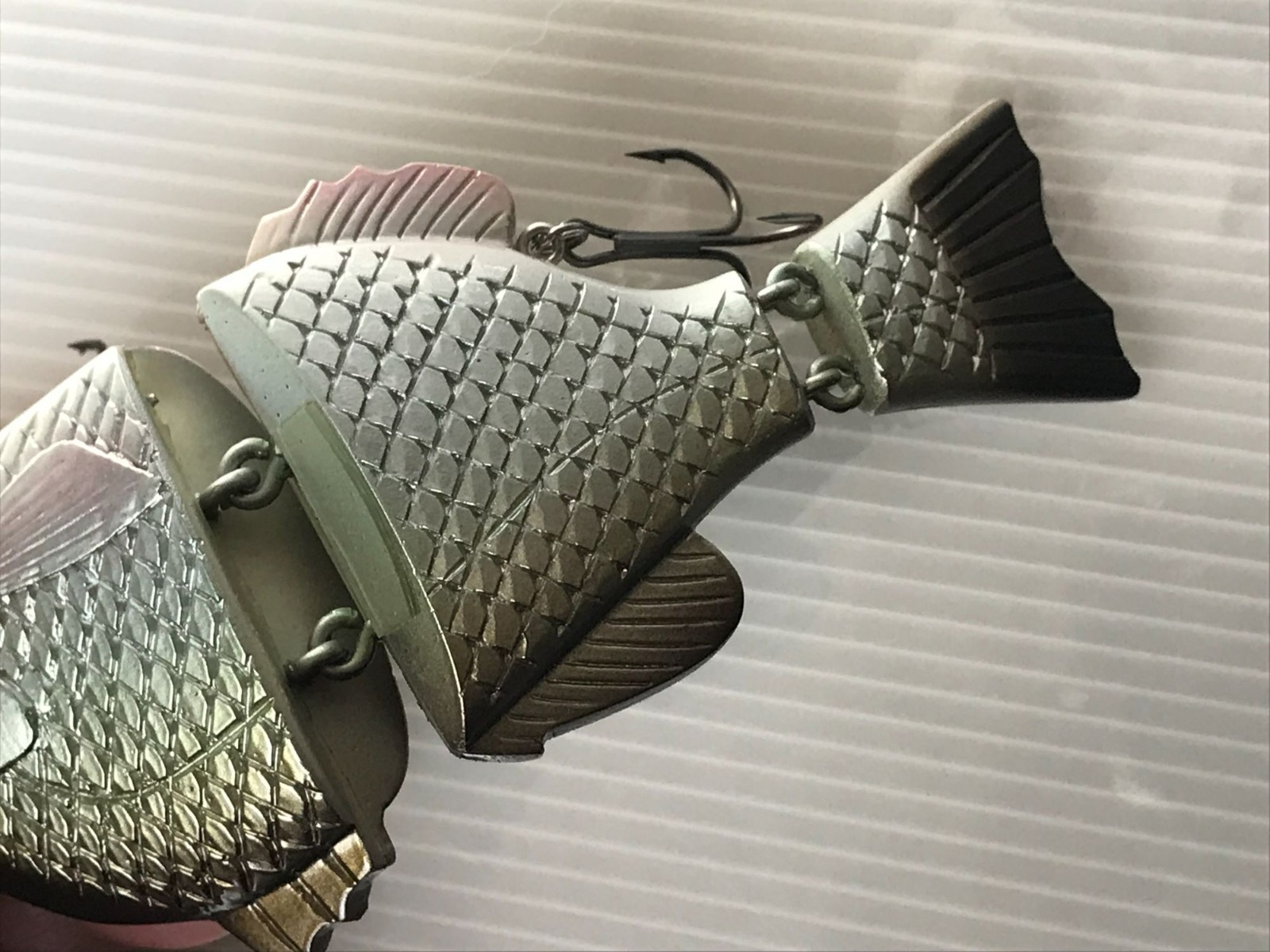 Gillra 150 Big Bait Swimbait Hand Carved Scale Suspend Funa Color Japanese Lure - Image 5