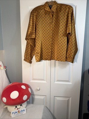 I.B. Diffusion Blouse Long Sleeve Sz 8