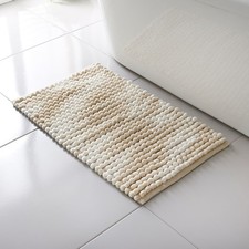 Bathroom Collection Marl Natural Bath Mat A Supersoft Bathroom Mat - 50 x 80cm
