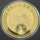 Historic Eagles Colossal Coin Program American Mint Proof 24k Gold Plated