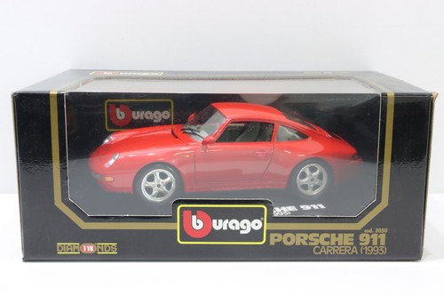1:18 Bburago 3050 Porsche Carrera 911 1993 PKW Modellauto OVP N75