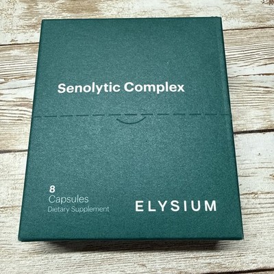 Elysium Senolytic Complex Dietary Supplement (8 Capsules) New